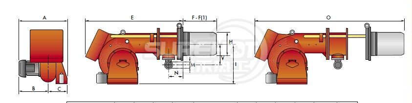 利雅路GAS9/2外型尺寸图